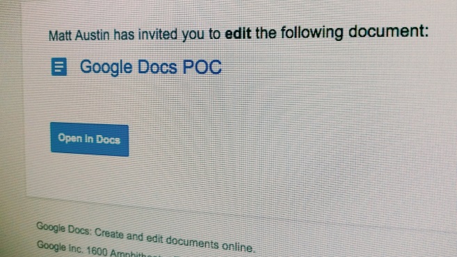 Google Docs ataque